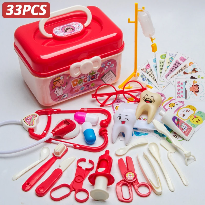 33pcs red