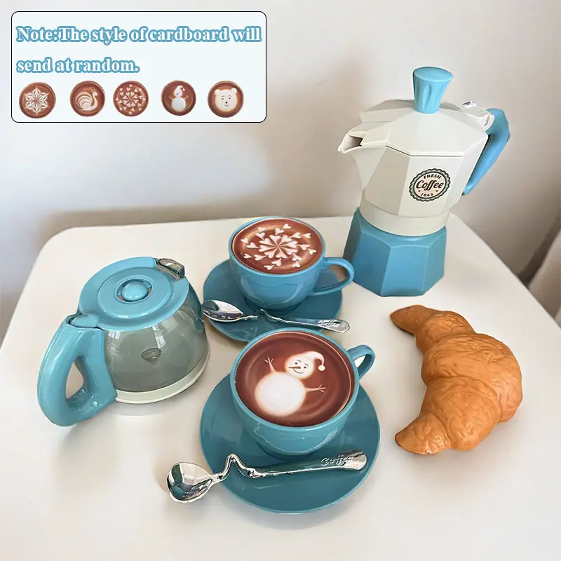 11pcs blue coffee