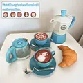 11pcs blue coffee