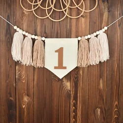 Banderines bohemios para primer cumpleaños – Decoración infantil