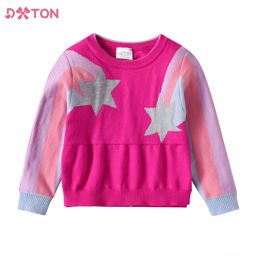 Dxton Jersey para niño con rayas y estrellas rojas – Otoño Invierno - imagen 5