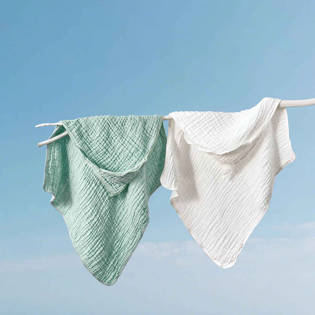 Toalla de baño con capucha para bebé, 100% algodón, gasa suave, manta envolvente para bebé recién nacido, manta receptora, albornoz para niño pequeño, 1 ud. - imagen 3