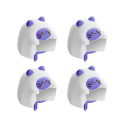 Protectores para las esquinas de las mesas en forma de T, cubierta de borde de protección de seguridad suave, protector de ángulo autoadhesivo anticolisión para niños, 4 Uds.