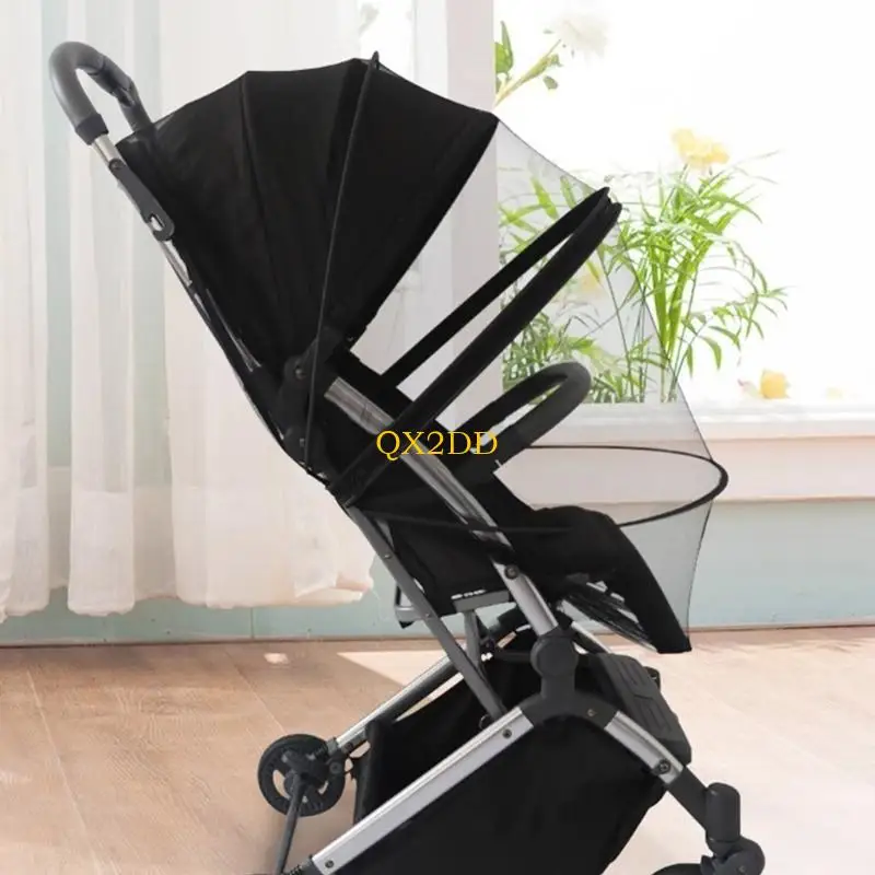 QX2D Cobertura Completa Cochecitos bebé Red contra Insectos para portabebés Cochecito Cochecito Universal Cubierta Red - imagen 4