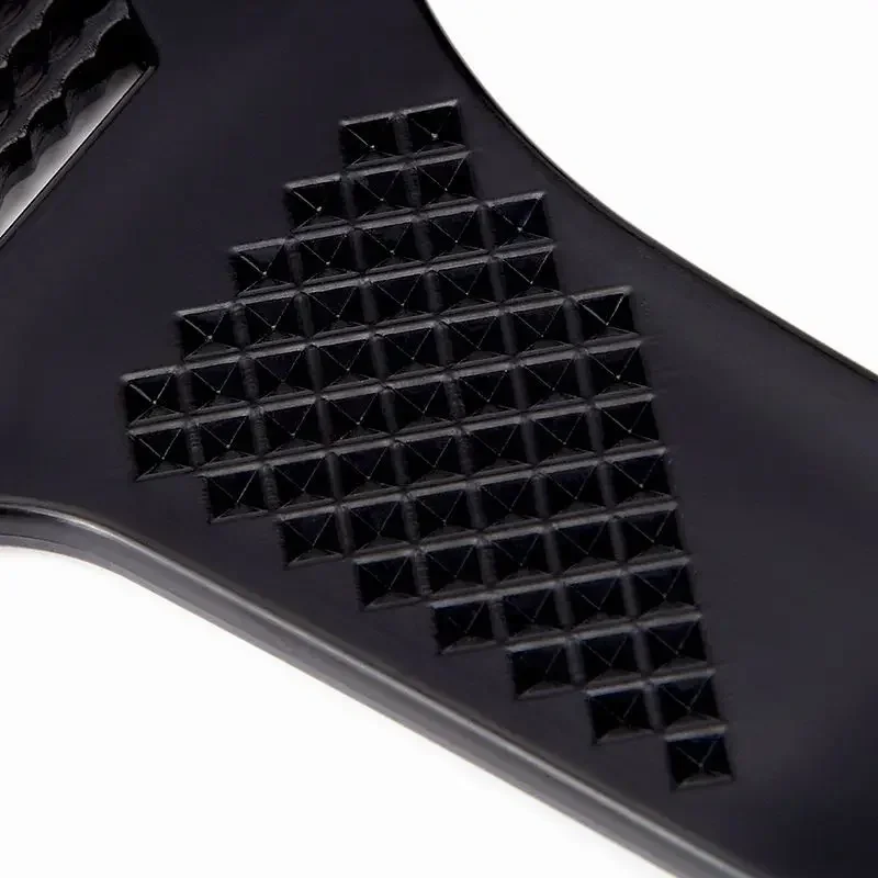 Peine para niños y niñas, cepillo de pelo profesional antiestático de dientes anchos, color blanco y negro, accesorios para cortadora de pelo de peluquero y salón - imagen 5