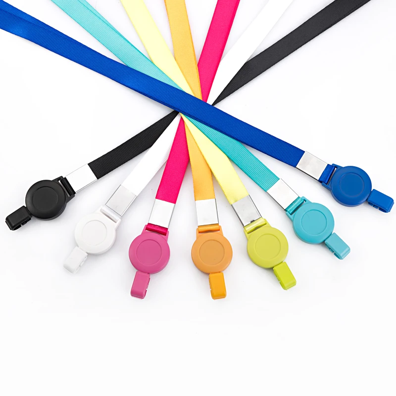 Tarjeta de pecho para estudiantes, permiso de trabajo, anillo colgante, tarjetero, insignia de trabajo de PVC, funda para tarjeta de marca de fábrica - imagen 4