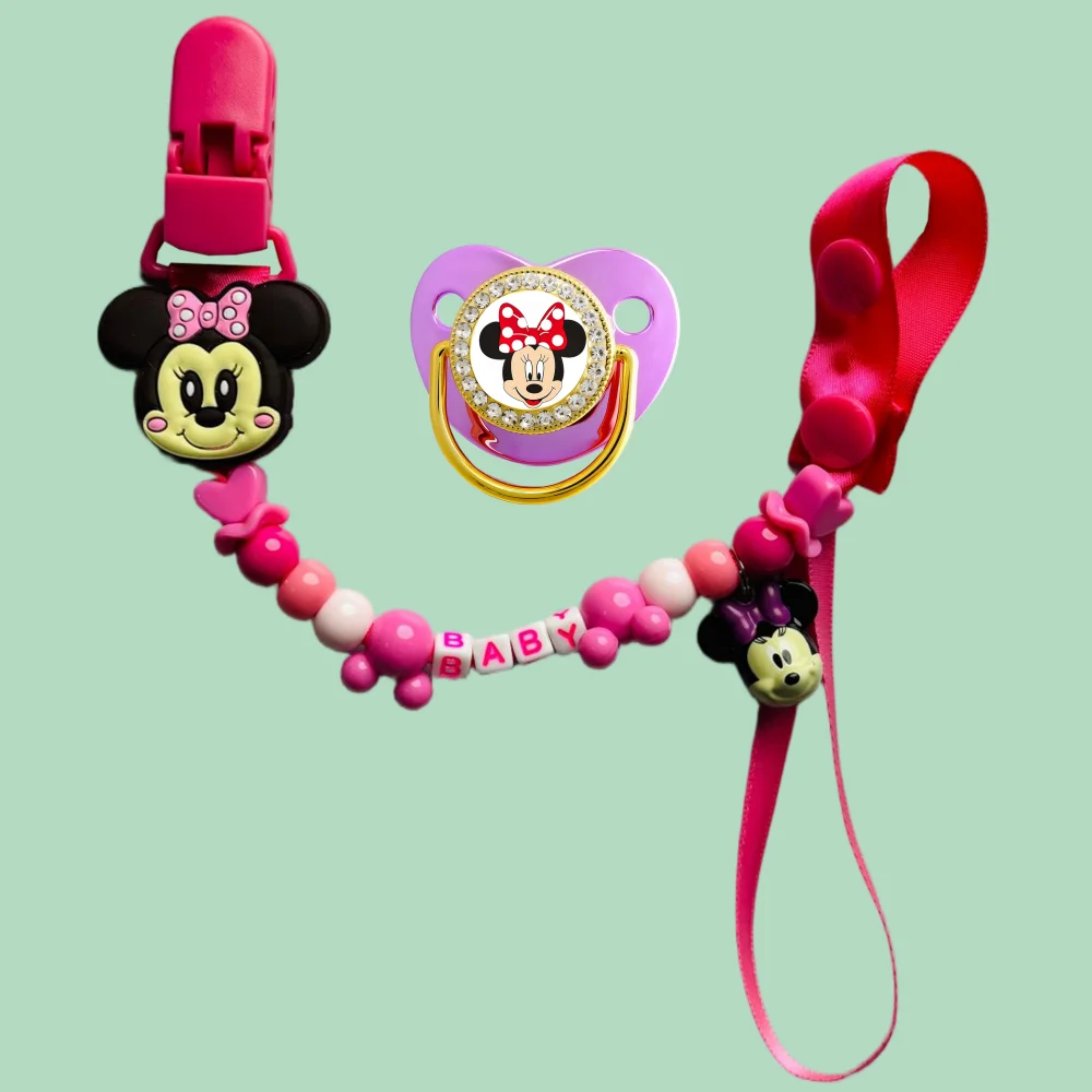 Chupete y chupete con estampado de anime para bebé, juego bucal para masticar y boca para recién nacido, sin BPA, diseño único ostentoso - imagen 4