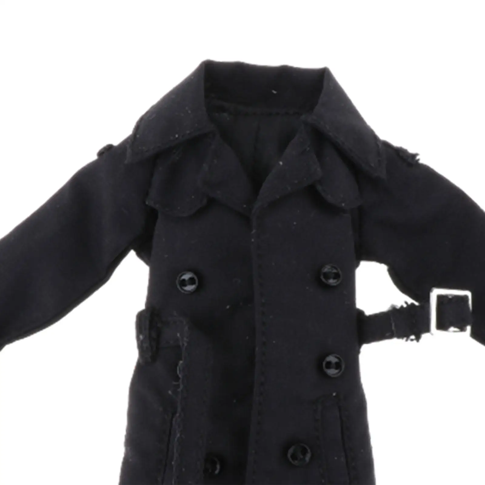 1/12 Scale Wired Trench Coat Model Stylish 1/12 Scale Figure Doll Clothes for 6'' inch Male Soldier Action Figures Accessory