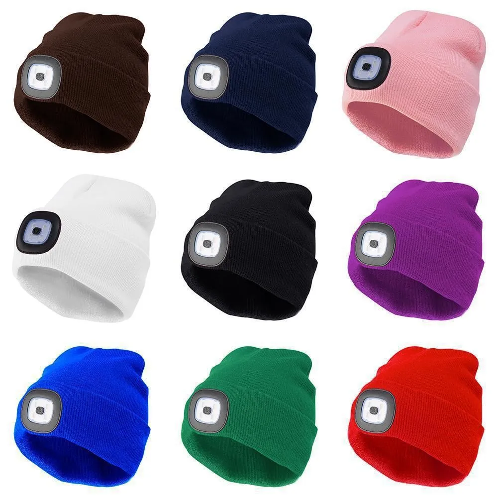 Gorro LED infantil recargable para deporte y fiestas nocturnas - imagen 2