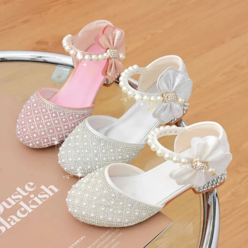 Zapatos de fiesta para niña con pedrería – Diseño princesa brillante - imagen 2