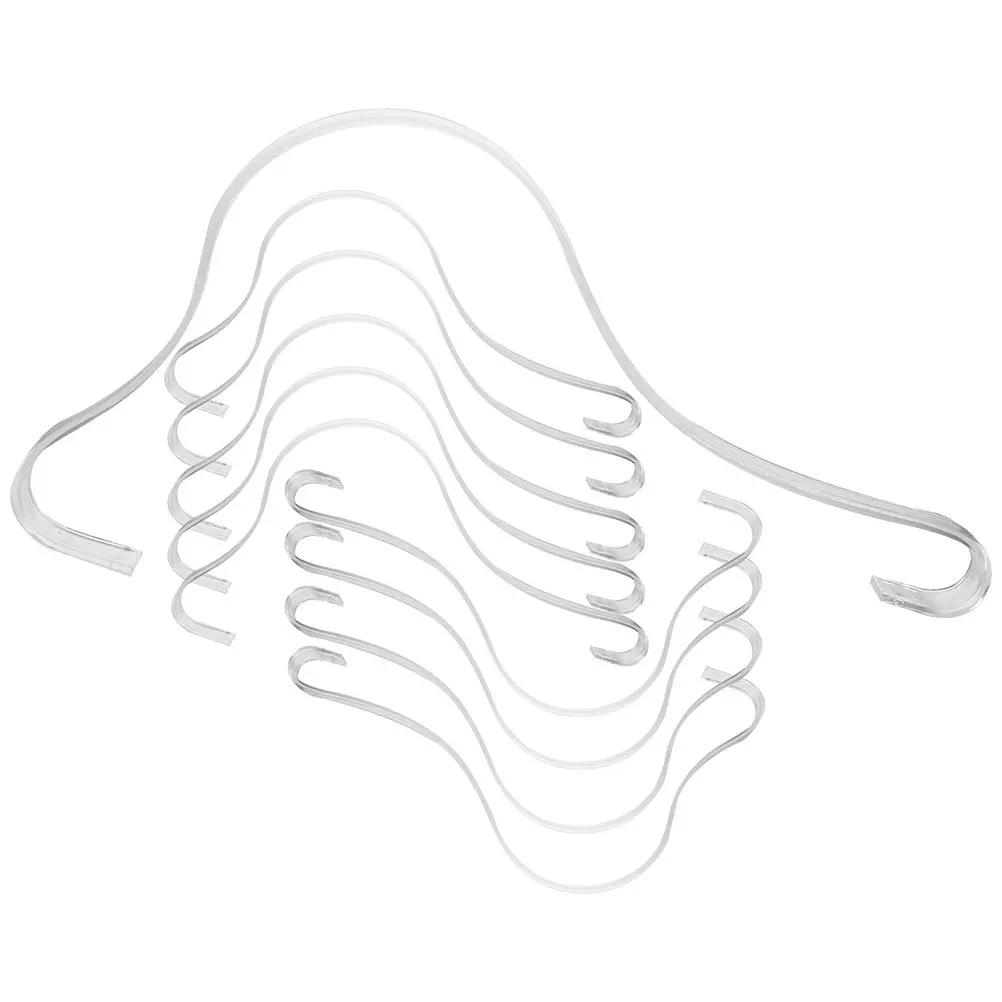 Soporte interior de zapatos, sandalias acrílicas, inserciones de exhibición, soporte transparente con forma de zapato para almacenamiento y exhibición estables, 15 Uds. - imagen 3