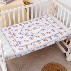 Elinfant alfombrilla cambiadora portátil de poliéster suave para bebé