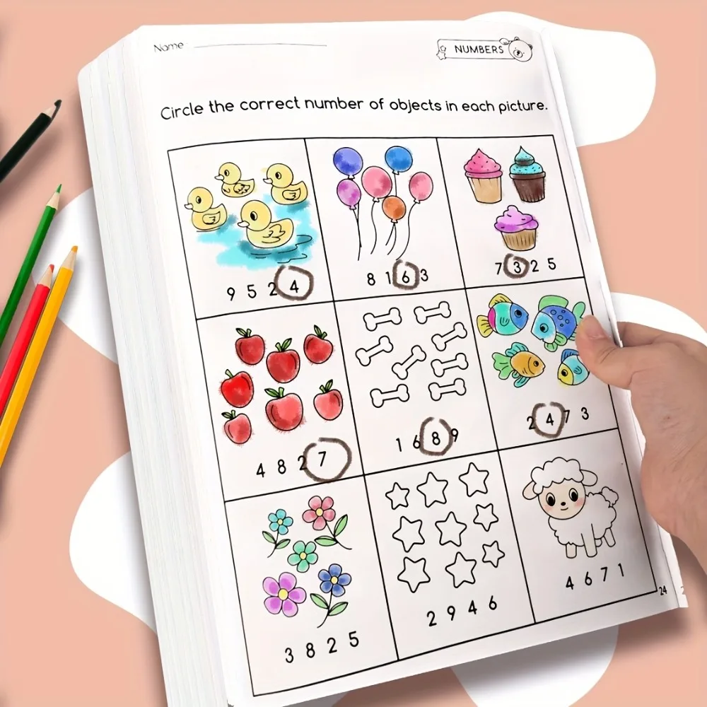 Cuaderno de matemáticas para preescolar: números y escritura - imagen 5
