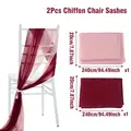 chair sash red pink