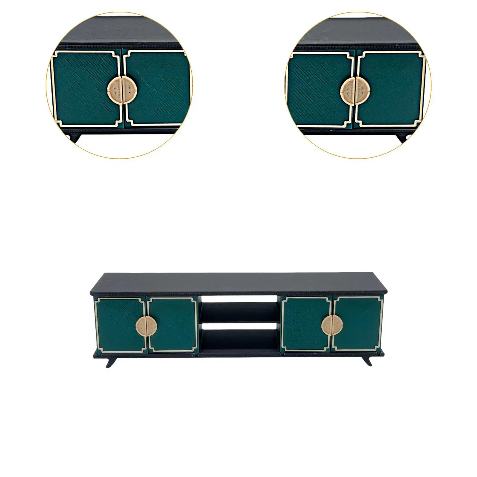 Mueble de TV en miniatura para niños, modelo a escala 1/12, juguete para juego de imitación, accesorios modernos para casa de muñecas, muebles para casa de muñecas, Micro muebles - imagen 5