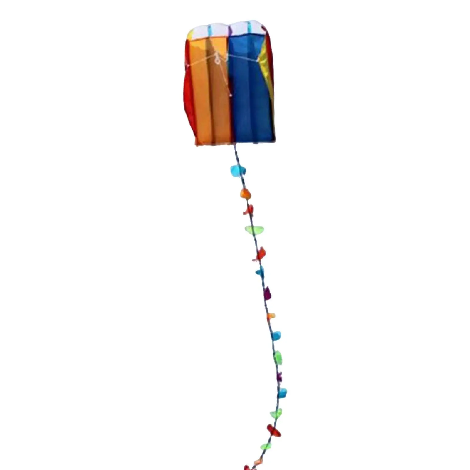 Small Rainbow Soft Kite Colorful Tear Resistant Easy to Fly Outdoor Toys for Beach Park Travel Backyard Boys Girls Beginner