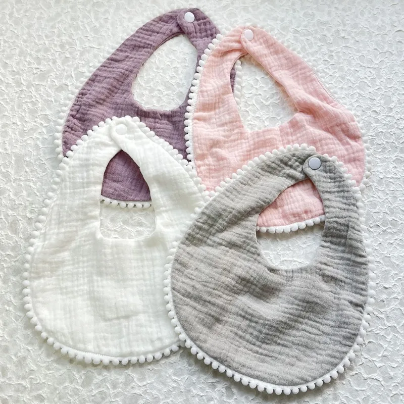 Babero bandana de gasa para bebé – absorbente y suave - imagen 3