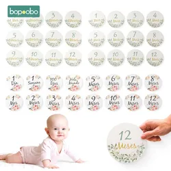 Tarjetas de hitos bilingües español-francés para bebé 0-12 meses