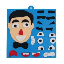 TMZ Rompecabezas de feltro – Juego educativo para niños – Expresiones faciales