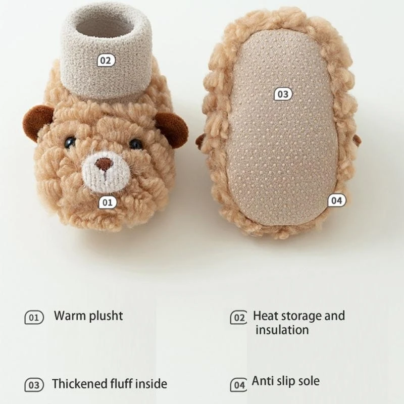 M76C Zapatos suela blanda para bebé, zapatos para caminar para niños pequeños que aprenden a caminar con comodidad - imagen 5