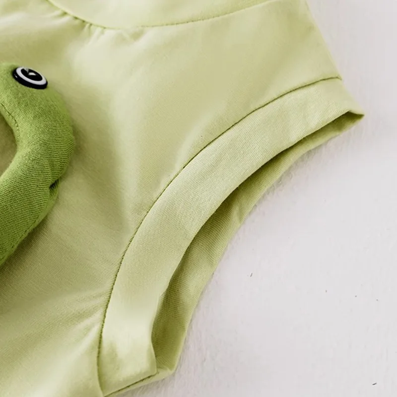 Somenie bebé verano sin mangas mono niños lindo 3D dibujos animados dinosaurio mameluco niñas ropa de abrigo de moda para 3-6-9-24M - imagen 3