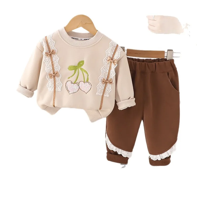 Conjunto infantil sudadera y pantalón floral - imagen 5