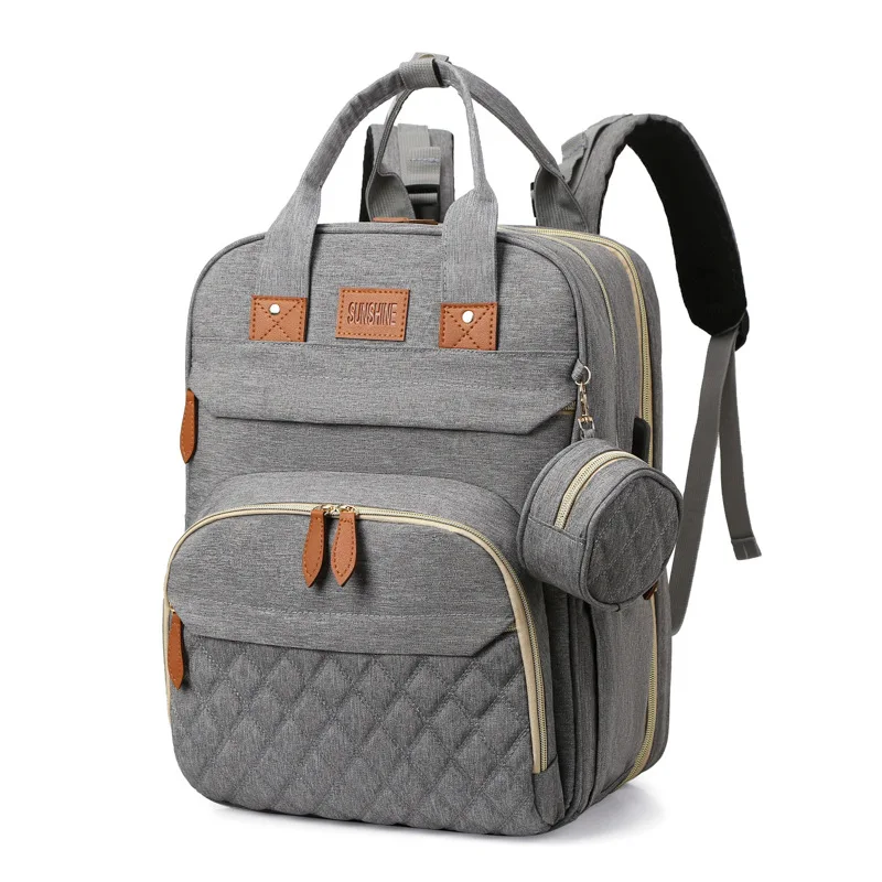 Bolsa de mamá plegable portátil para bebé – Mochila ligera alta gama - imagen 5