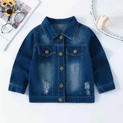 Chaqueta vaquera infantil primavera-otoño para niño y niña