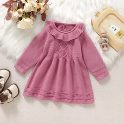 Jersey de punto rosa para niña de 1 a 3 años - Primavera/Otoño/Invierno