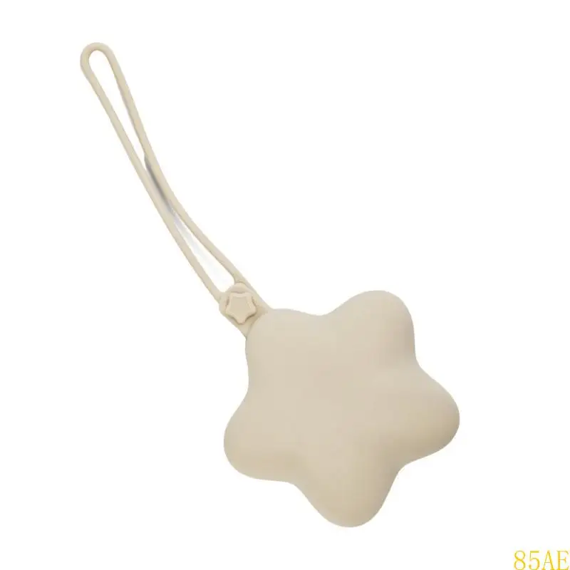 Estuche de almacenamiento compacto para chupete de silicona, caja organizadora ligera y portátil para chupete calmante para bebé