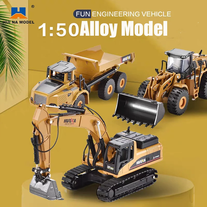 Huina Navvy – Cargador hidráulico de juguete para construcción - imagen 2
