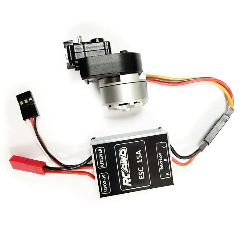 ESC RC de acero a prueba de agua, pieza de actualización a prueba de agua para Axial SCX24 Rc 1/24, accesorios de coche sin escobillas - imagen 5