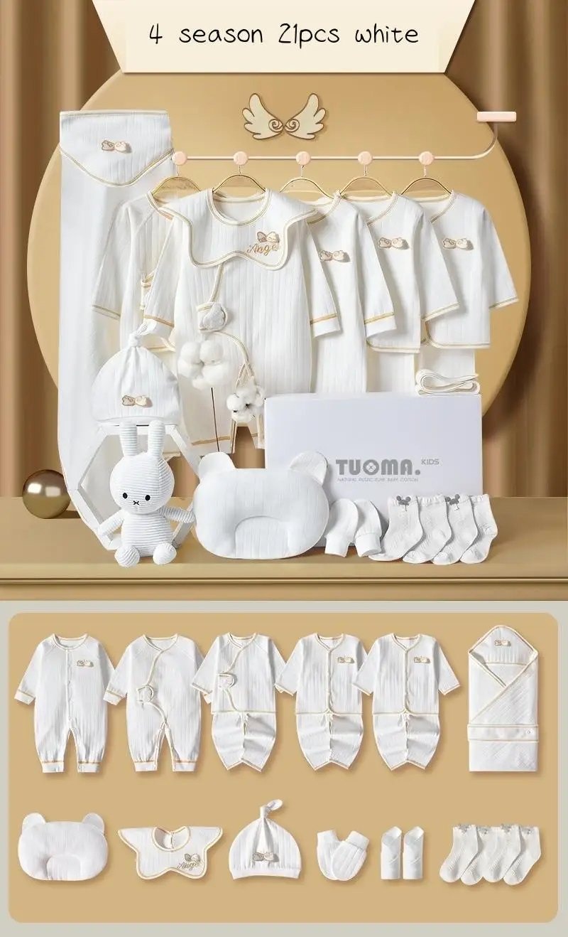 21pcs white