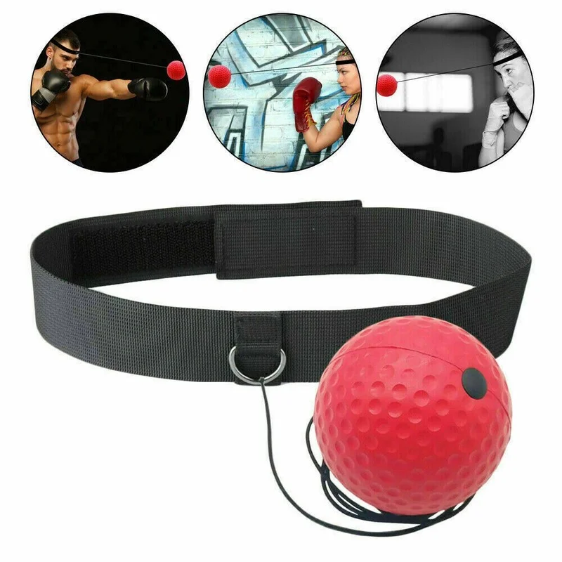 Pelota réflex de Kick Boxing con banda para la cabeza, juguete de lucha, entrenamiento de velocidad, pelota de boxeo, ejercicio de Muay, equipo para niños y adultos, accesorios deportivos - imagen 4