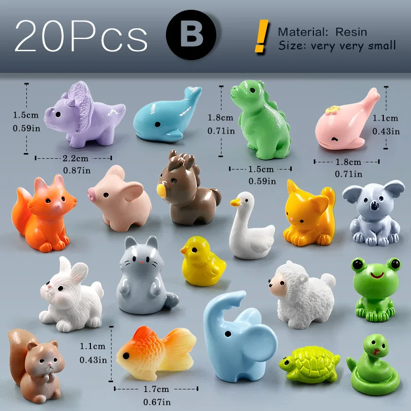 20pcs Small Animal-B