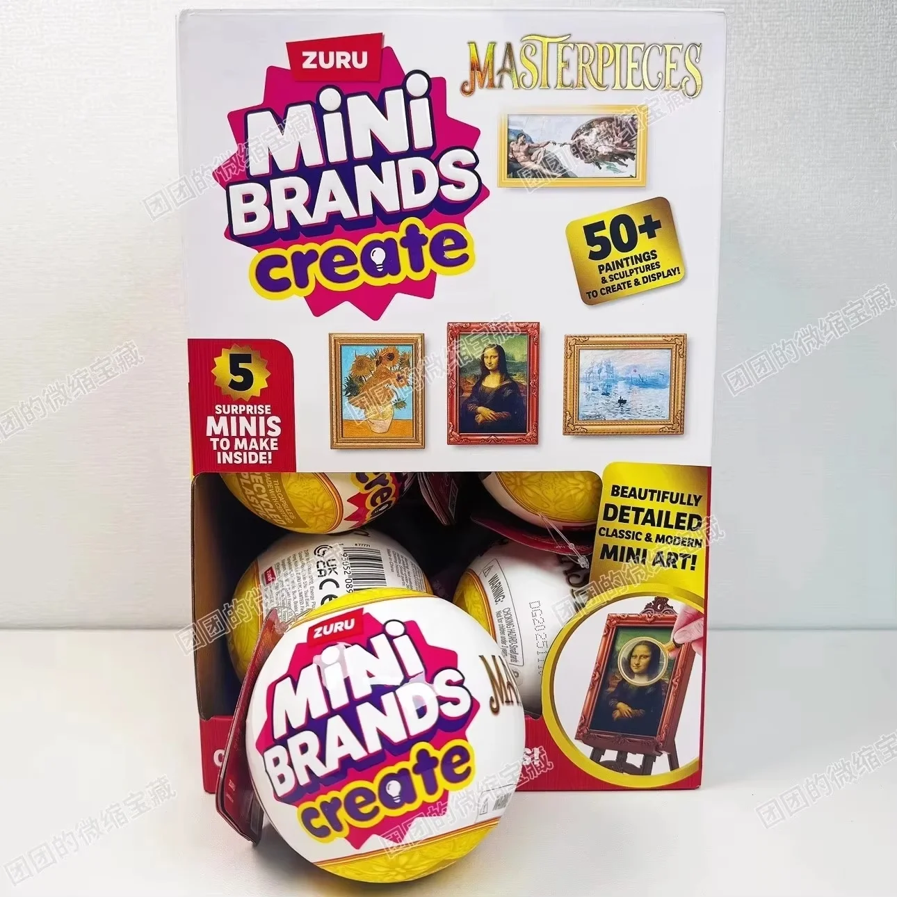 Zuru Mini Masterpiece – Bolas sorpresa con obras de arte en miniatura - imagen 5