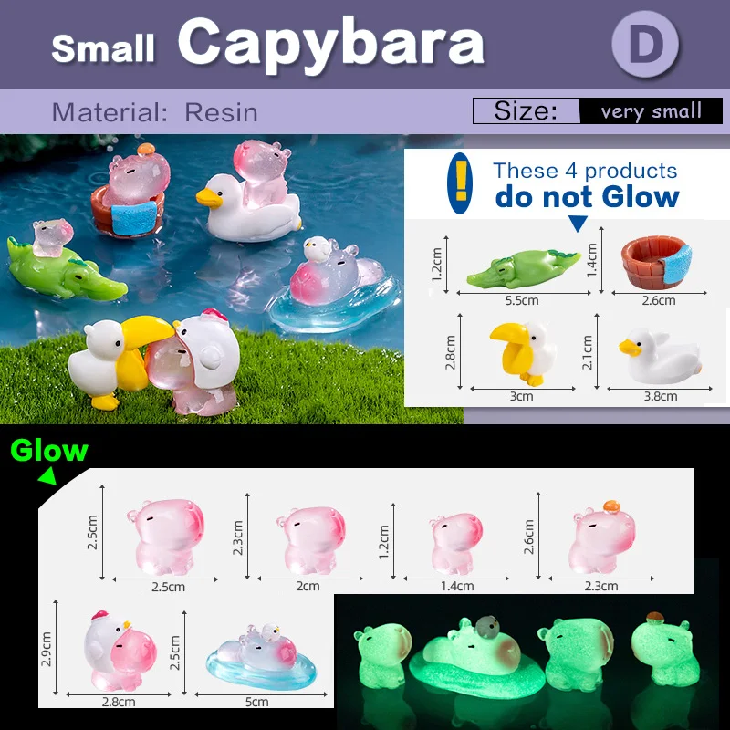 10pcs Capybara-D