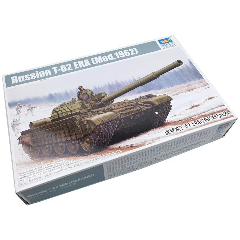 TRUMPETER 1/35 ruso T-62 ERA (MOD.1962) modelo de tanque de montaje de plástico - imagen 3