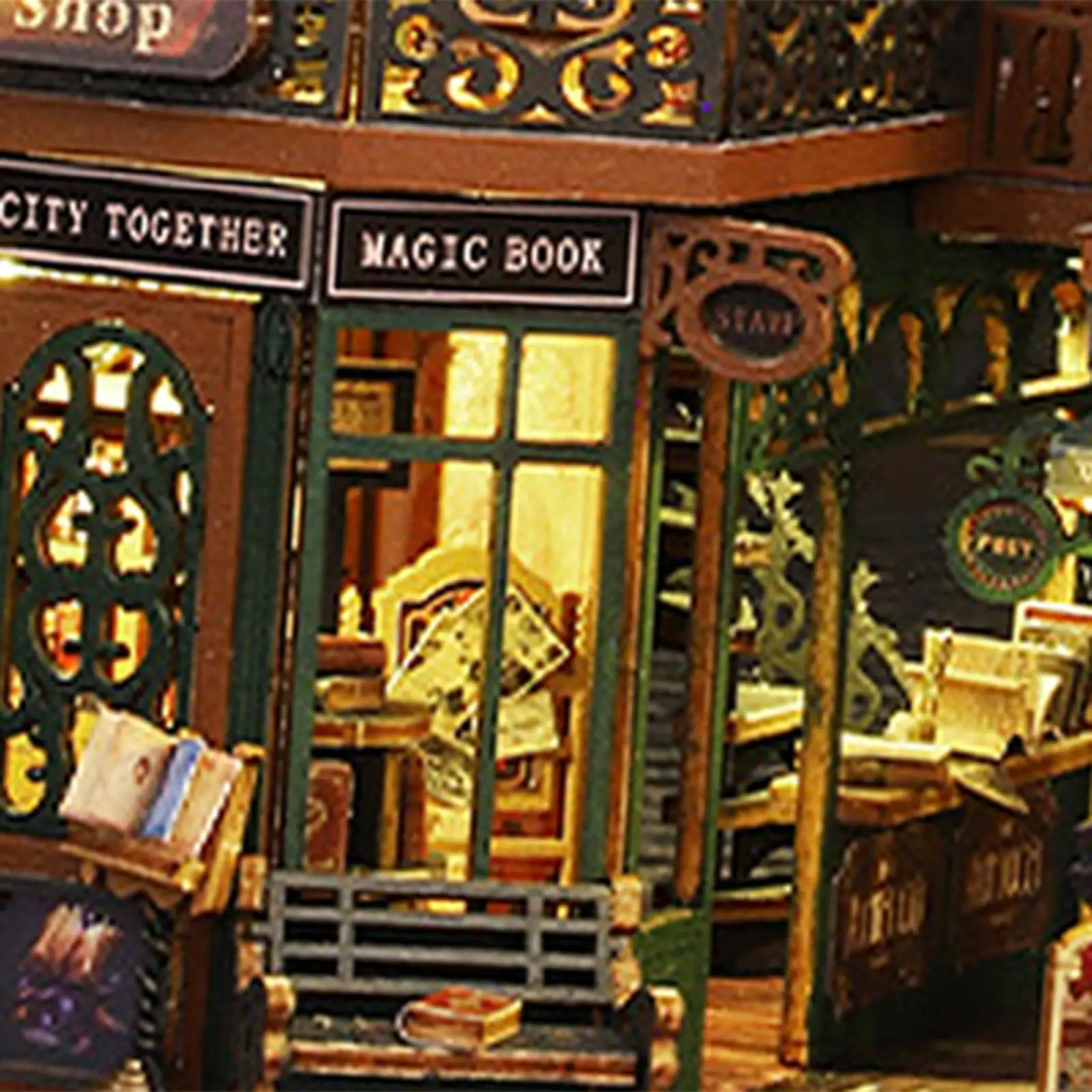 Diy Mini Kits de casa de muñecas adorno juguete educativo para niños mayores de 12 años rompecabezas 3D - imagen 5