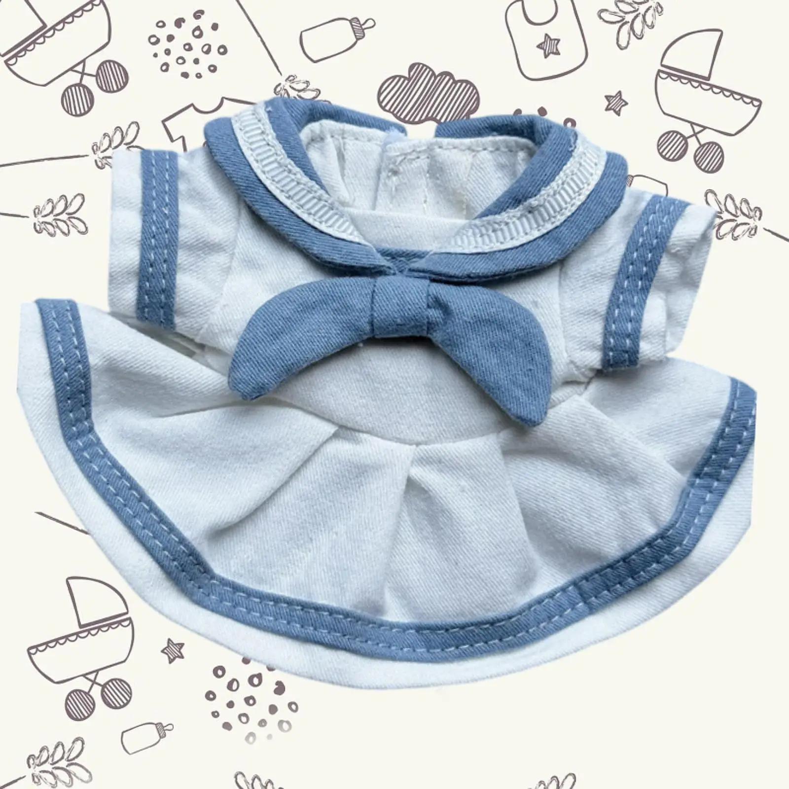 Dolls Dress Handmade Clothing for 10-15cm Dolls Dress up Thanksgiving Gifts