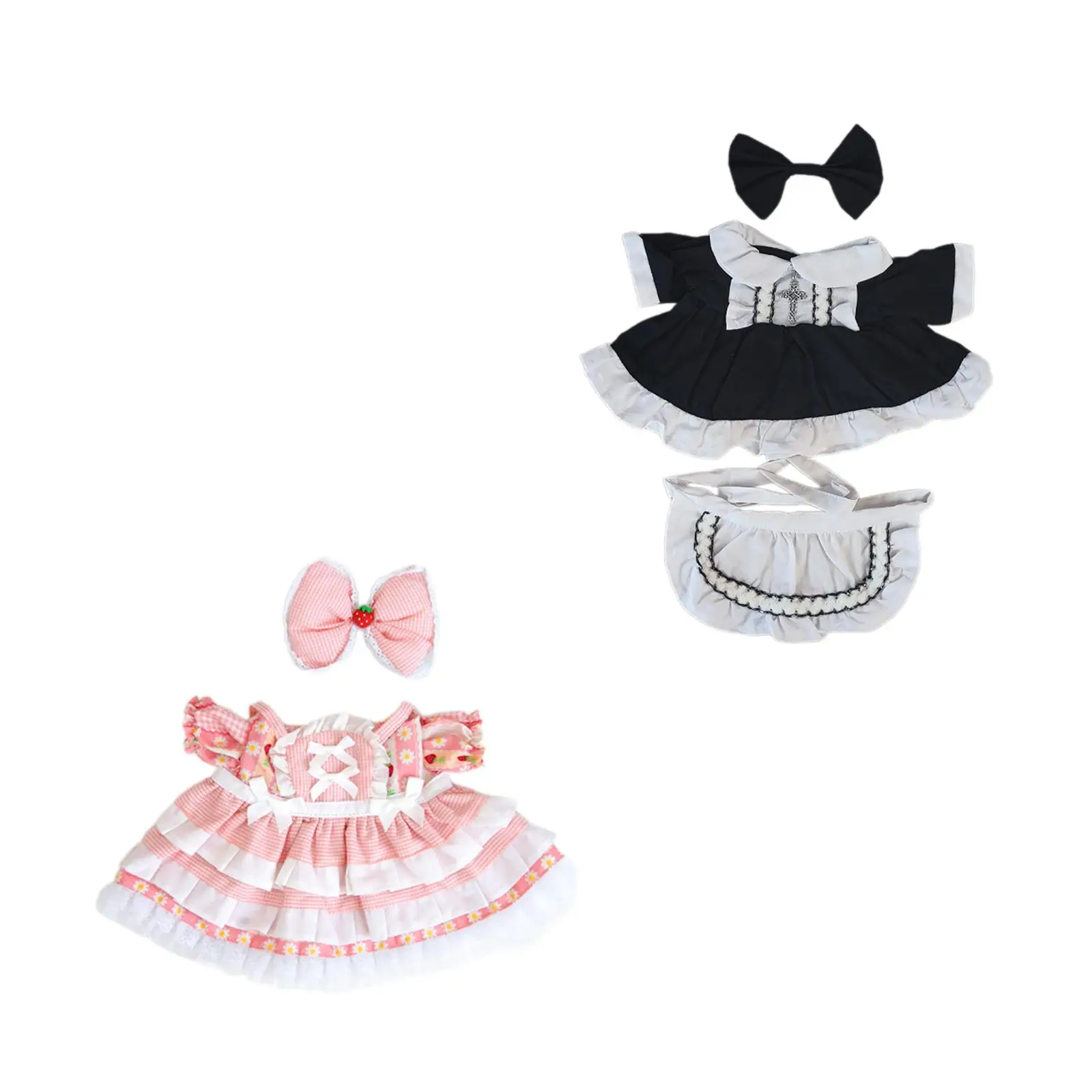 Plush Doll Clothes Outfits Fashion for Little Girls Doll Accessories Clothing