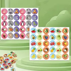 Juego de memoria y ajedrez educativo para niños con tarjetas