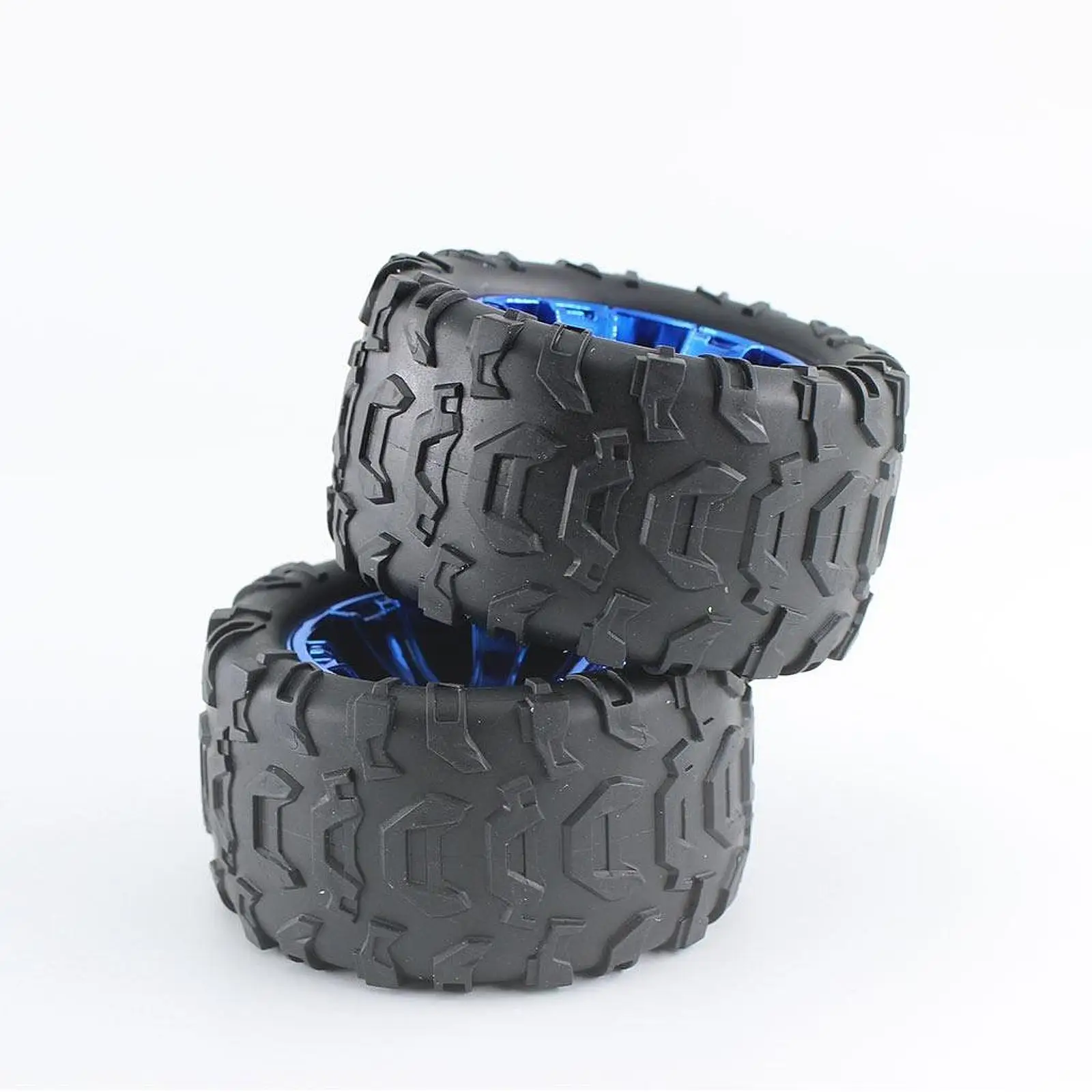 2Pcs RC Car Tire Set 1:14 Professional RC Accessory Replacement Part RC Model Right Tires for Wltoys 144018 Right Wheel Parts