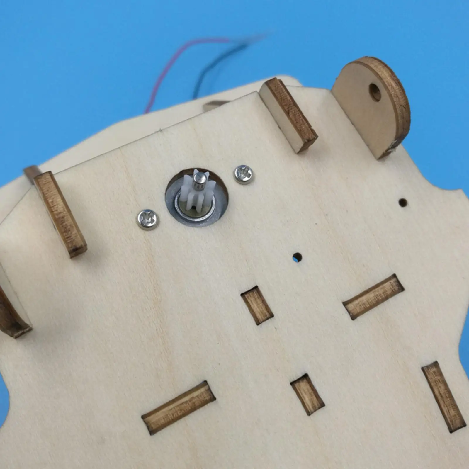 DIY Wooden Science Kit Solar Car Educational Intellectual Toy for Kids