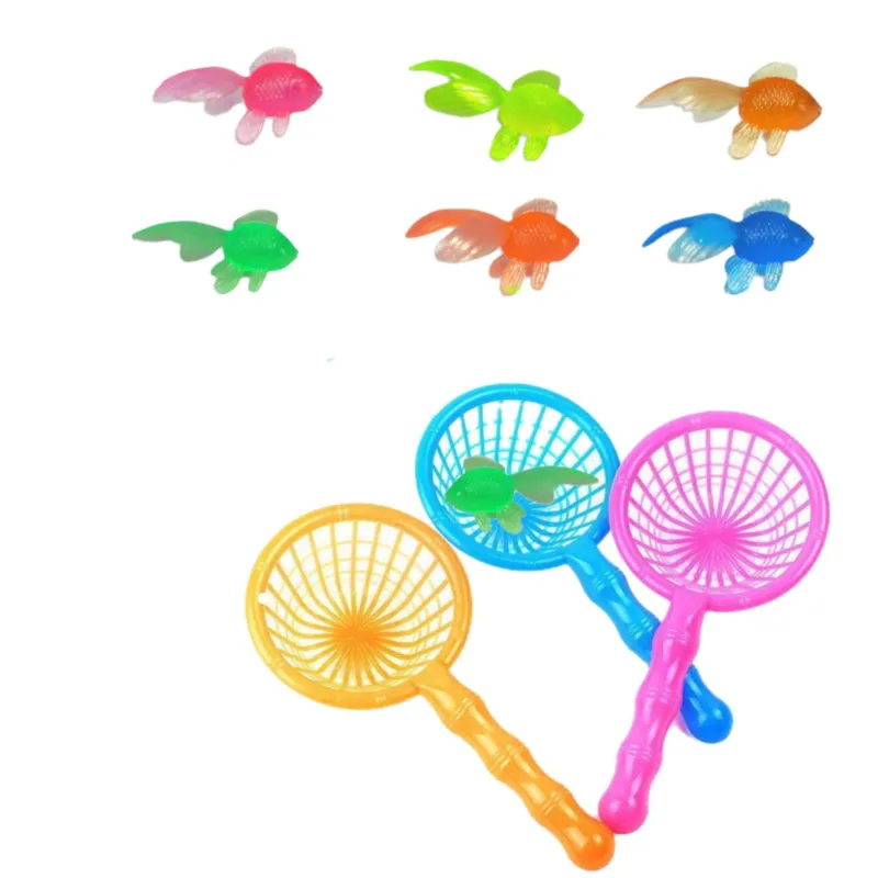 Juguete de baño pez dorado goma suave estimulación temprana para bebé - imagen 2