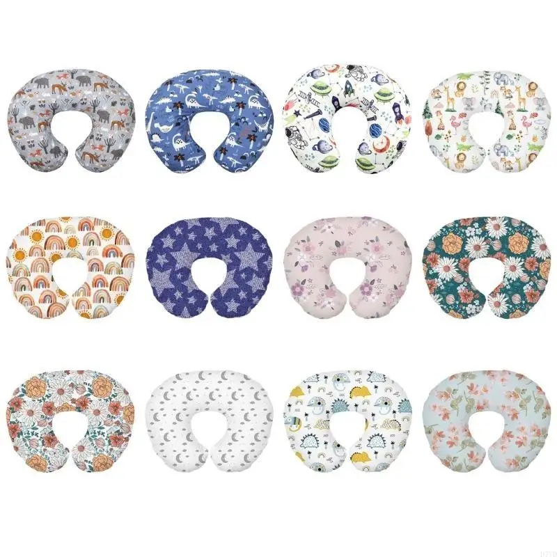 Funda almohada para lactancia materna D7YD, elegante y práctica en forma U, funda almohada para lactancia, accesorio - imagen 5