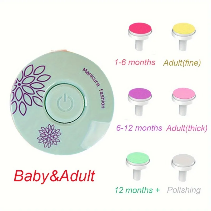 Cortauñas eléctrico para bebés con lima de uñas – Kit cuidado infantil