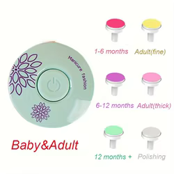 Cortauñas eléctrico para bebés con lima de uñas – Kit cuidado infantil