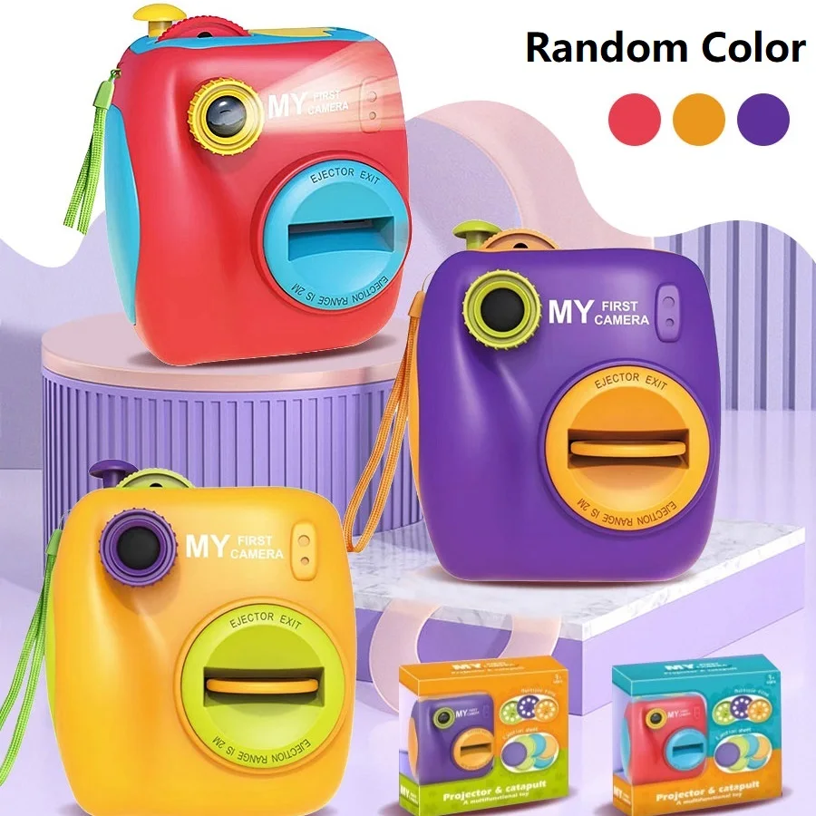 Rompecabezas de cámara multifunción para niños, juguete con hoja de eyección de proyección, pequeño rompecabezas portátil, juego de disparos, regalos para niños - imagen 4