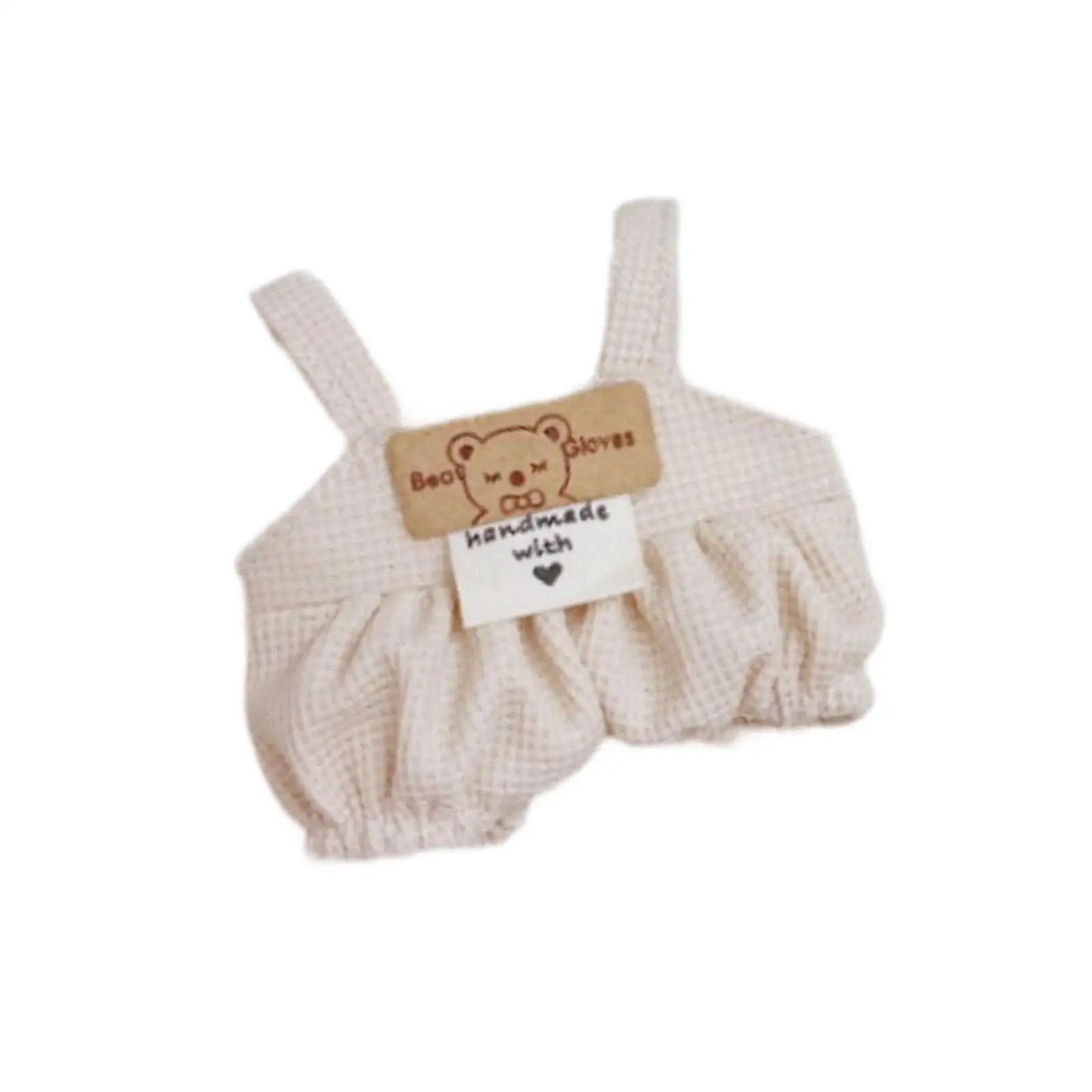 Stuffed Doll Wide Leg Suspender Make Your Own Dolls Dress up Jumpsuit Romper for 5.91'' Doll